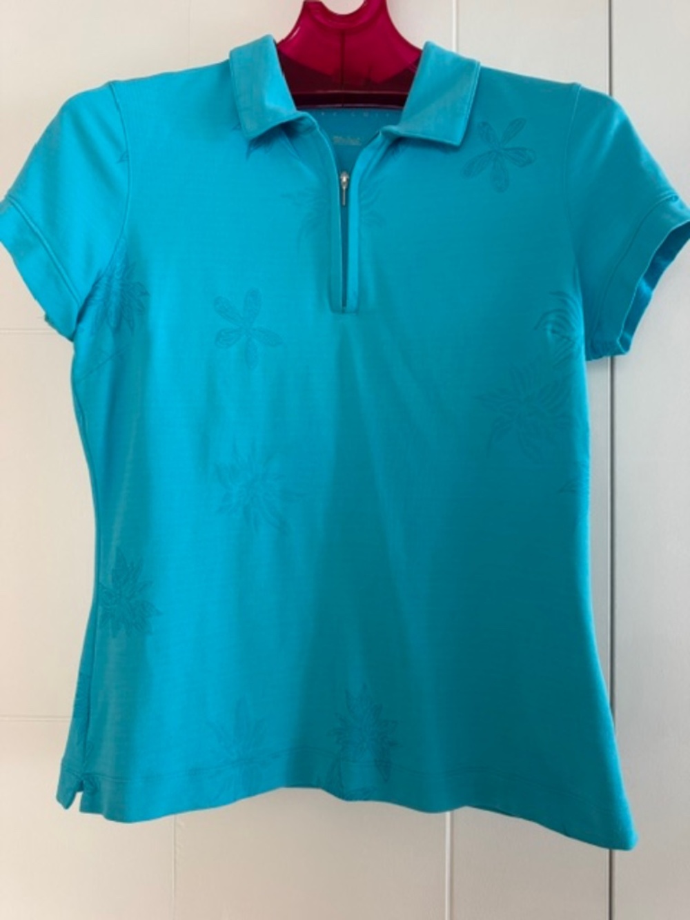 NIKE Golf Polo Shirt - Turquoise - Size M